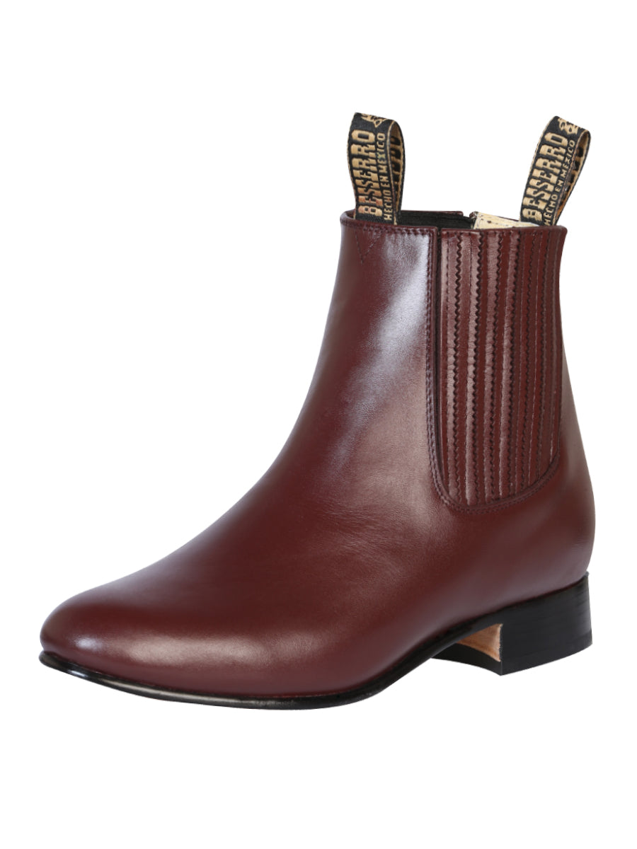 Genuine Leather Charro Ankle Boots - Ankle Boots – Bellash  display picture 2