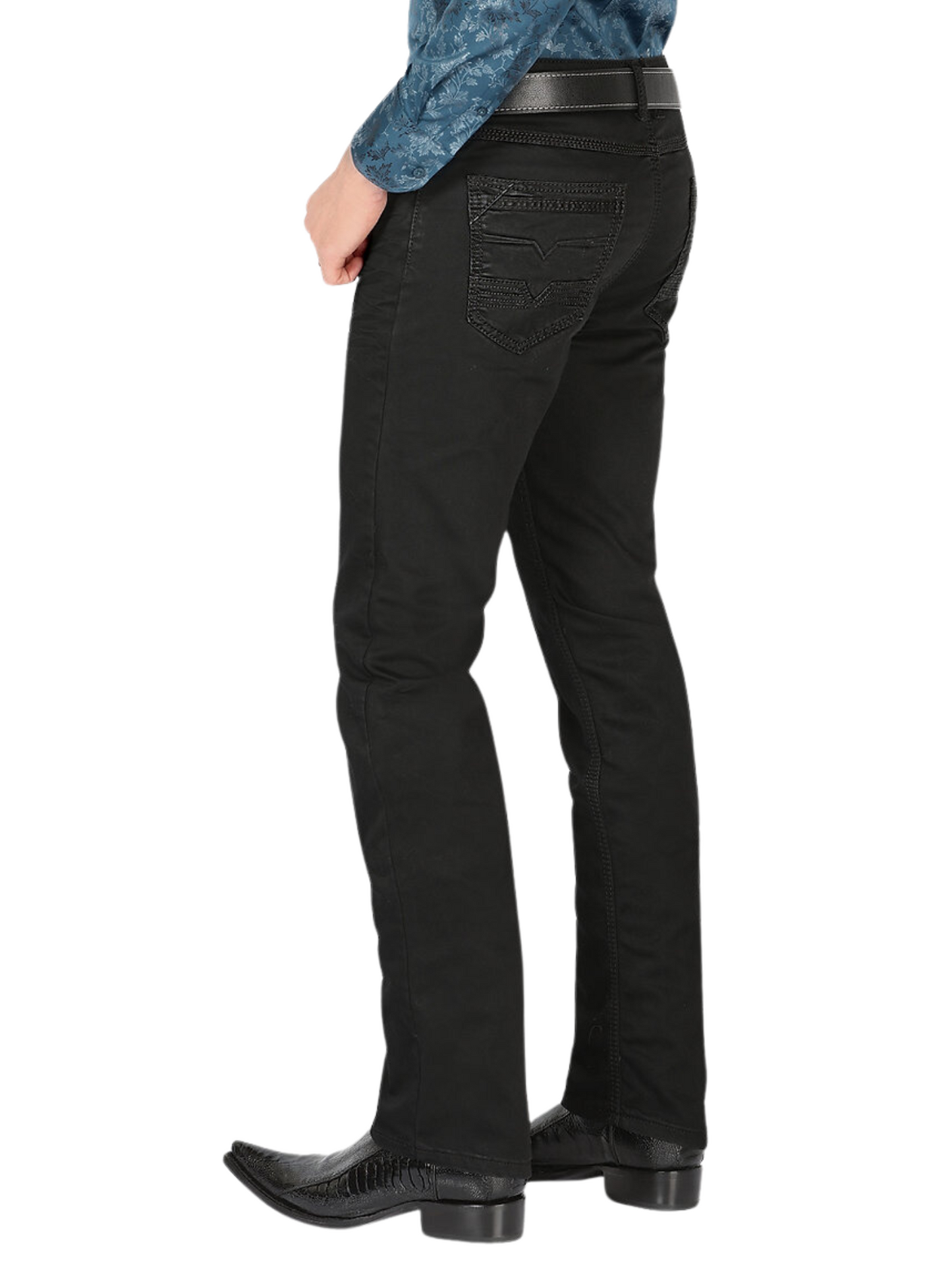 Pantalon Vaquero Stretch Boot Cut para Hombre 'Lamasini' - ID: 2847 Pantalones de Vaquero Lamasini