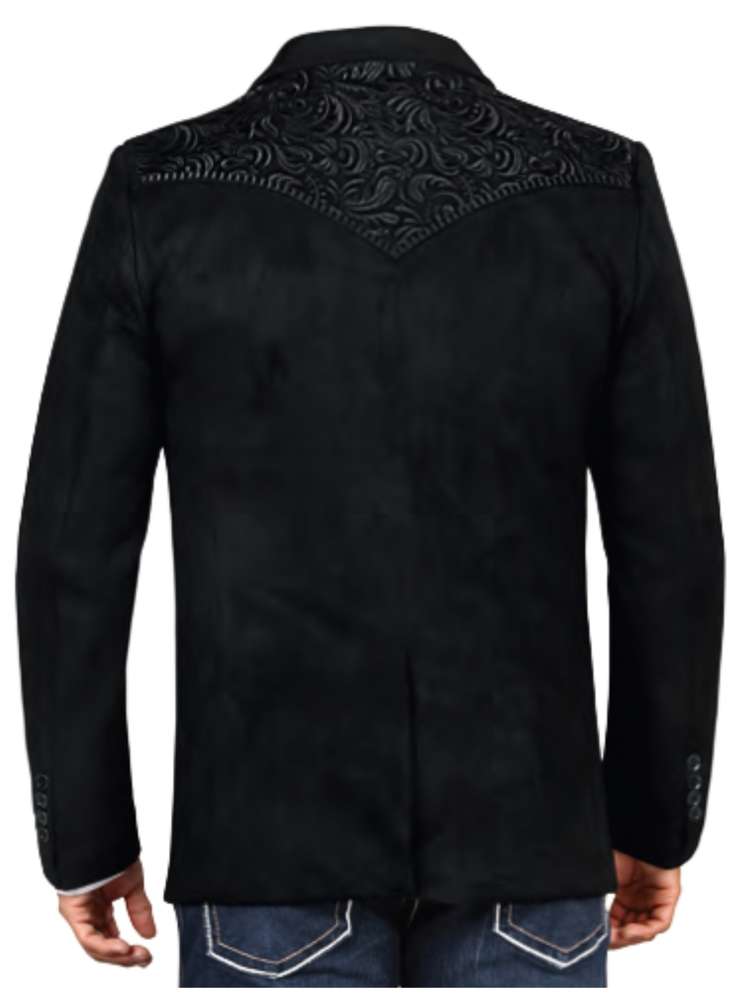 Saco Vaquero Bordado para Hombre 'Lamasini' - ID: 509 Sacos Bordados Lamasini