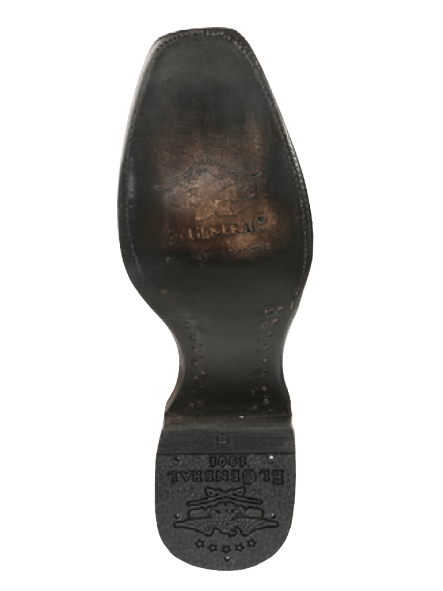 Botas Vaqueras Exoticas de Caiman Belly Original para Hombre 'El General' - ID: 45519 Botas Caiman Original El General