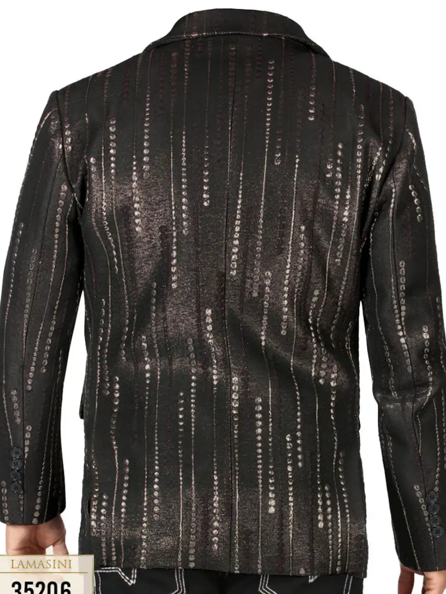 Saco de Vestir Brilloso para Hombre 'Lamasini' - ID: 35206 Sacos de Vestir Lamasini