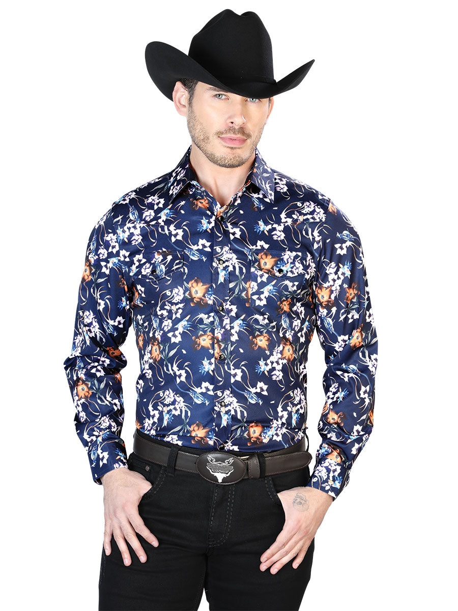 Denim Shirt Camisas Vaqueras Con Flores Long Sleeve Denim Shirt