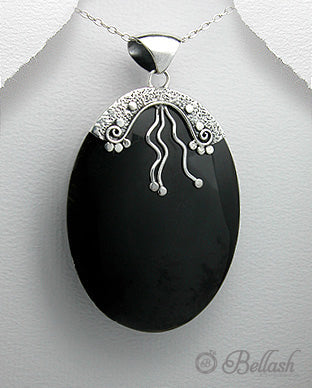 Dije Artesanal de Concha Natural de Mar y Plata Ley 925 - Natural Sea Shell and 925 Sterling Silver Handmade Pendant - ID: 477891153 Bellash