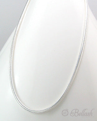 Collar Cadena de Serpiente de Plata Ley 925 - 925 Sterling Silver Snake Chain Necklace - ID: 547064285 Bellash