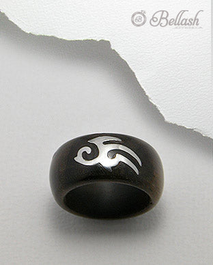 Anillo Artesanal de Madera y Acero Inoxidable - Wood and Stainless Steel Handmade Ring - ID: 66796209 Bellash