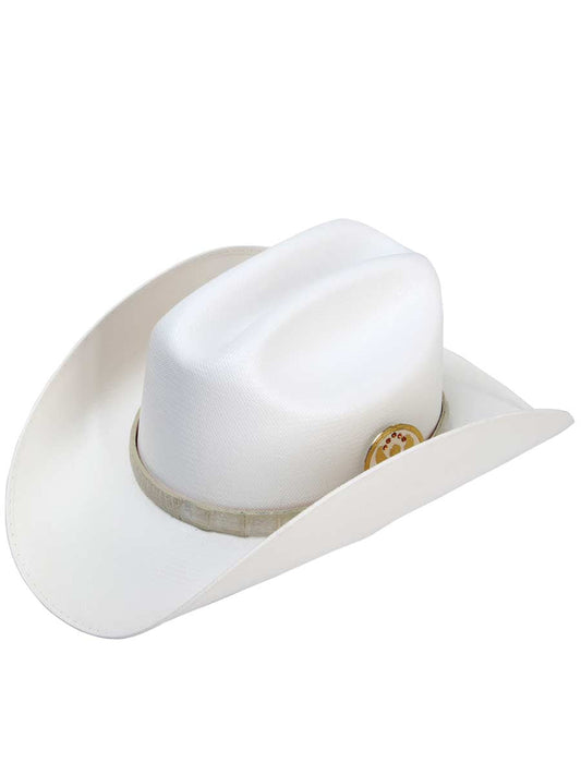 Sombrero Horma Kapaz 1000X Papel Arroz para Hombre 'El General' - ID: 3501 Kapaz El General Blanco