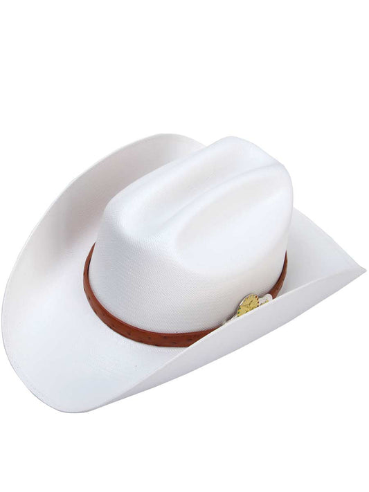 Sombrero Horma Kapaz 100X Papel Arroz para Hombre 'El General' - ID: 3504 Kapaz El General Blanco