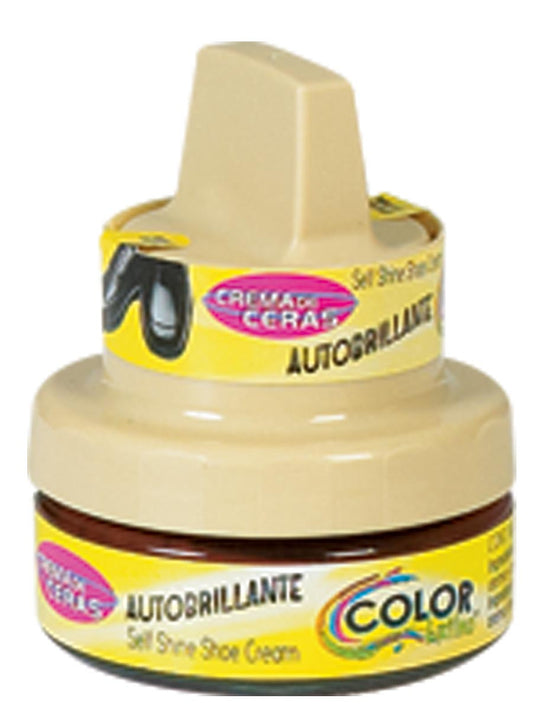 Limpiador de Calzado Crema de Cera Autobrillante Color Marron, 50 ml 'Color Latino' - ID: 19758 Shoe Cleaning Product Color Latino Default Title