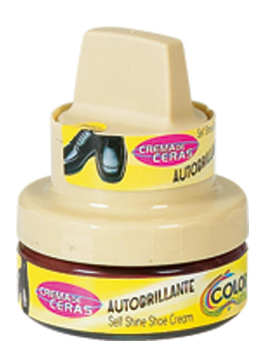 Limpiador de Calzado Crema de Cera Autobrillante Color Cafe, 50 ml 'Color Latino' - ID: 19766 Shoe Cleaning Product Color Latino Default Title