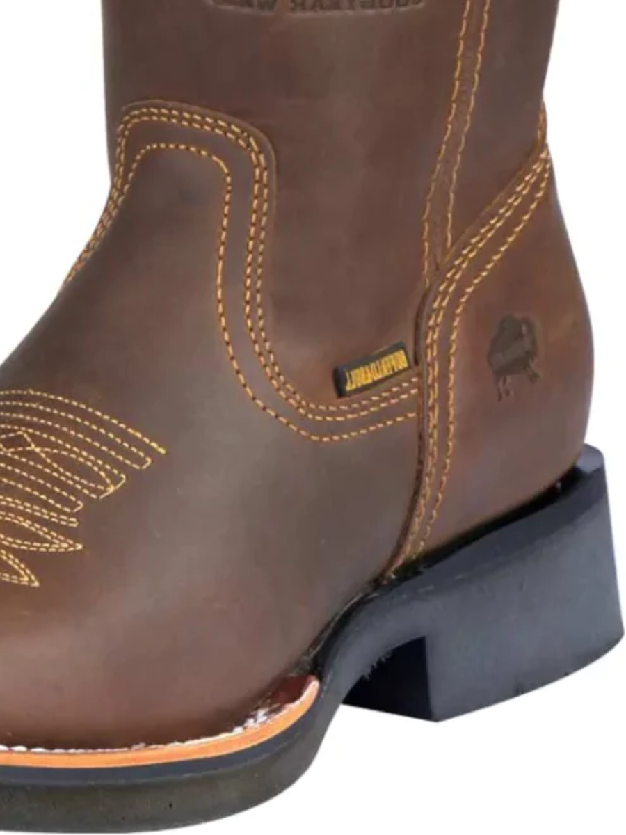 Botas Vaqueras Rodeo Clasicas de Piel Genuina para Hombre 'El General' - ID: 40948 Botas Piel Genuina El General 