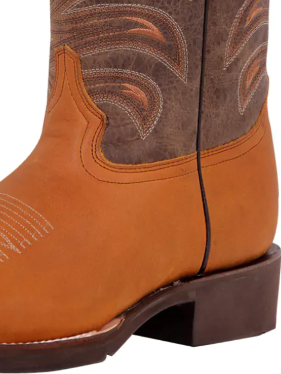 Botas Vaqueras Rodeo Clasicas de Piel Genuina para Hombre 'El General' - ID: 42999 Botas Piel Genuina El General 