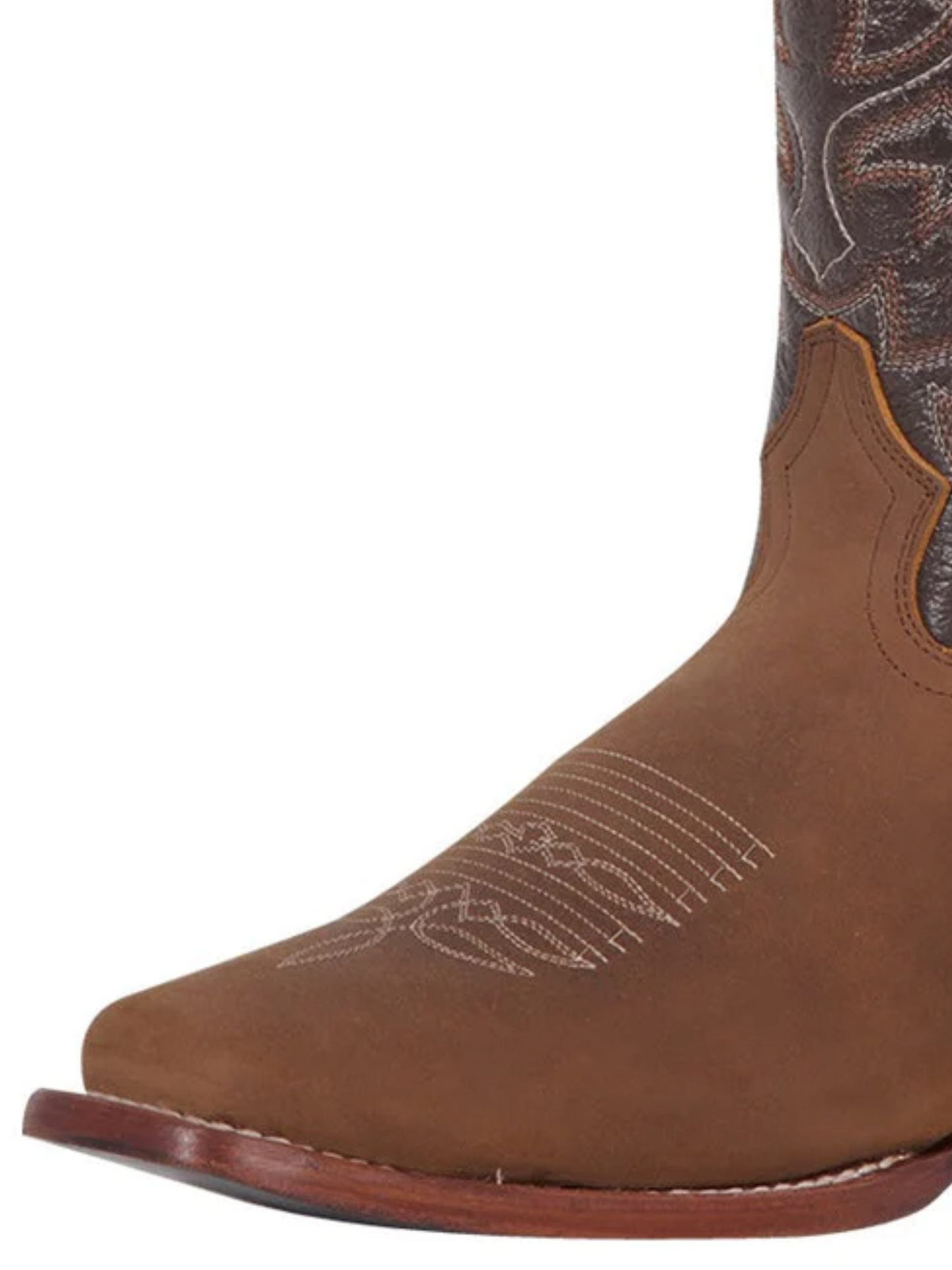 Botas Vaqueras Rodeo Clasicas de Piel Genuina para Hombre 'El General' - ID: 43007 Botas Piel Genuina El General 