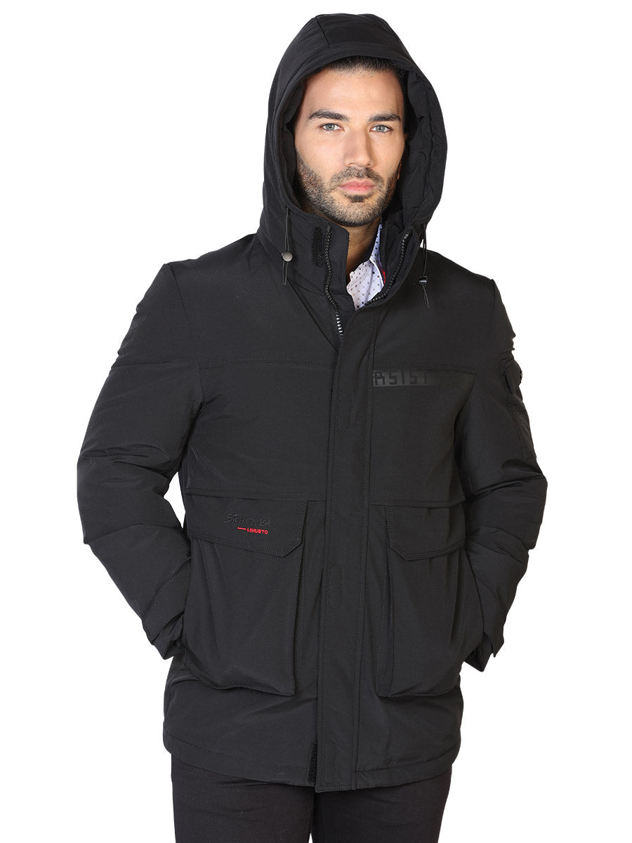 Chamarra Casual Negro para Hombre 'El Señor de los Cielos' - ID: 43085 Jacket El Señor de los Cielos Black