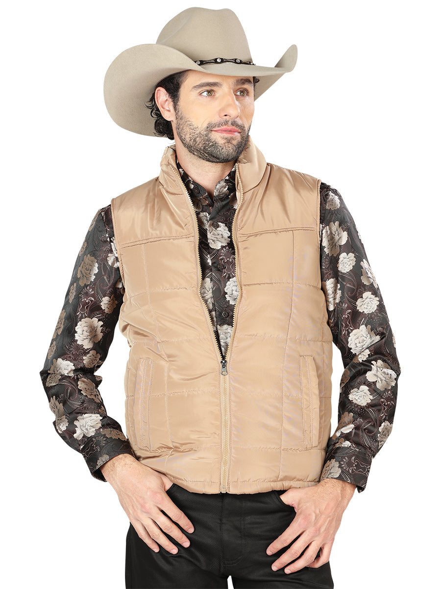 Chaleco Acolchado Ultraligero Caqui para Hombre 'El Señor de los Cielos' - ID: 43162 Chalecos Acolchados El Señor de los Cielos Khaki