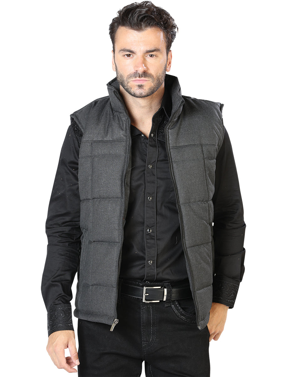 Chaleco Acolchado Ultraligero Calidad Suprema AAA Negro para Hombre 'El General' - ID: 43340 Chalecos Acolchados El General Black