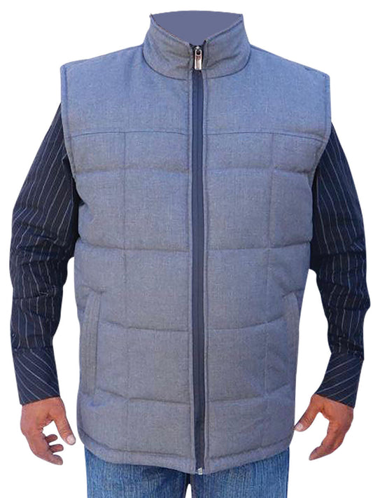 Chaleco Acolchado Ultraligero Calidad AAA Gris Oscuro para Hombre 'El General' - ID: 43341 Chalecos Acolchados El General Dark Gray