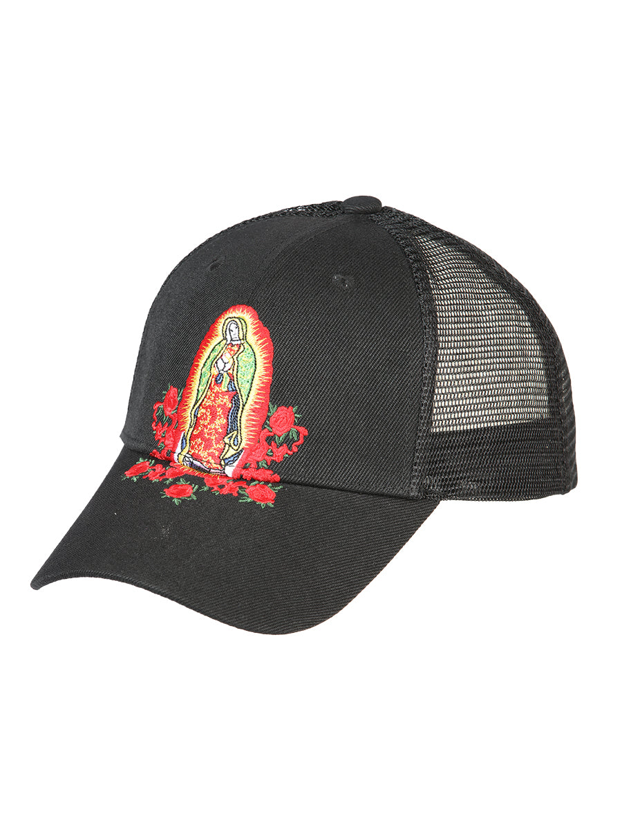 Gorra Bordada Virgen de Guadalupe de Poliester 'El General' - ID: 44380