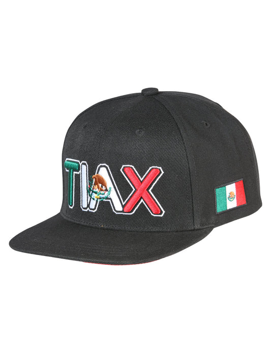 Gorra Bordada Tlaxcala de Poliester 'El General' - ID: 44813 Gorras El General Black