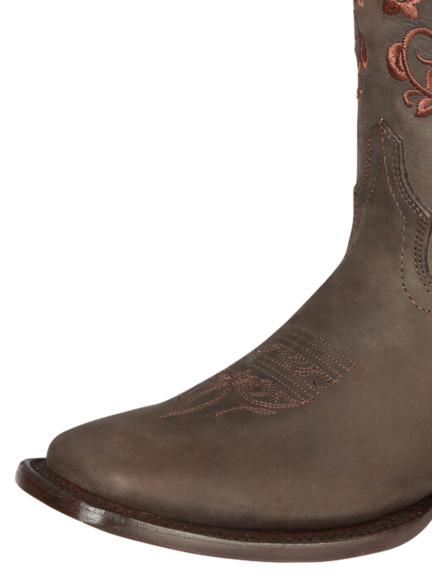 Botas Vaqueras Rodeo Clasicas de Piel Genuina para Mujer 'El General' - ID: 44847 Botas Rodeo Piel Genuina El General 