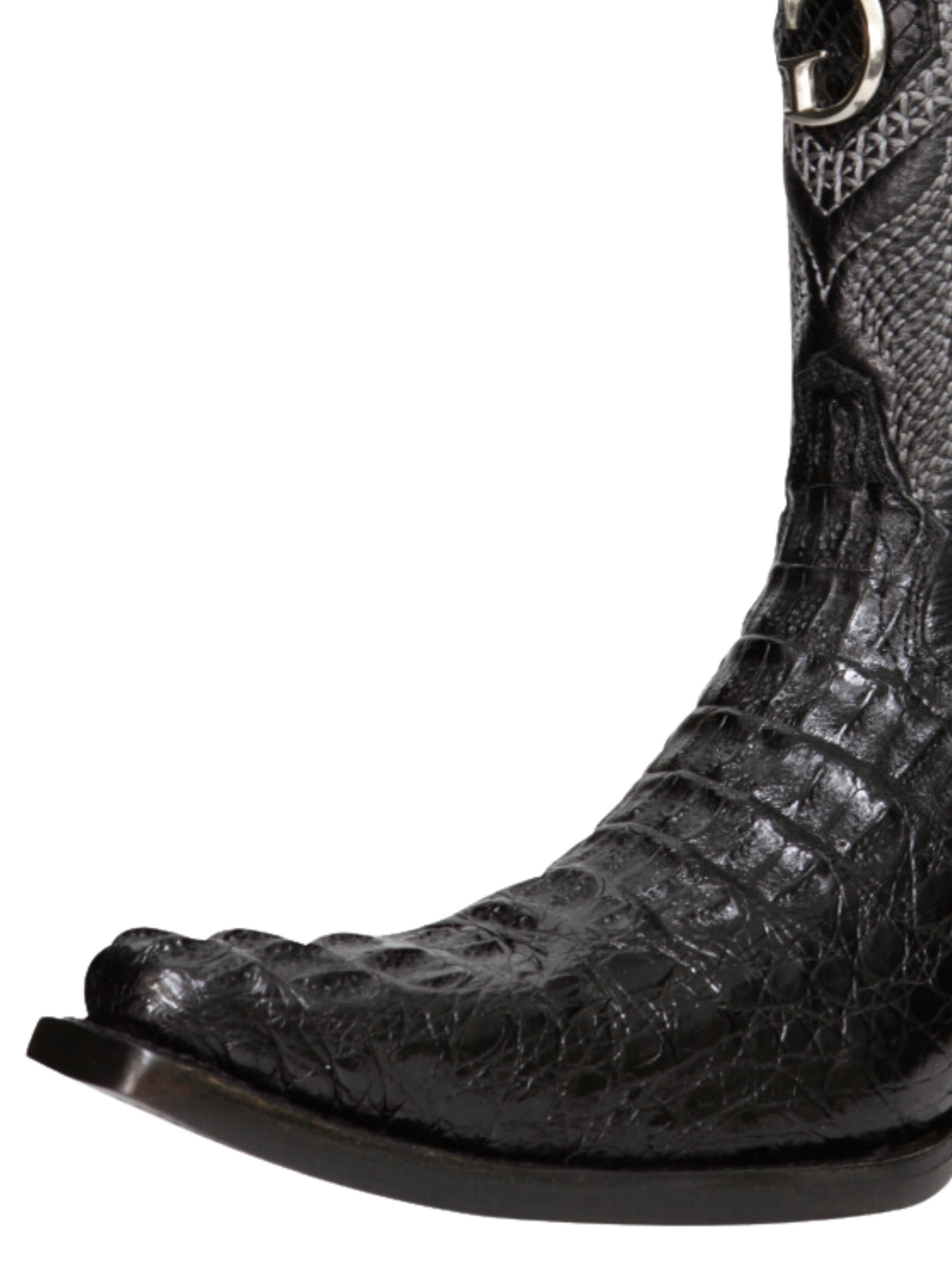 Botas Vaqueras Exoticas de Caiman Nuca Original para Hombre 'El General' - ID: 45081 Botas Caiman Original El General 