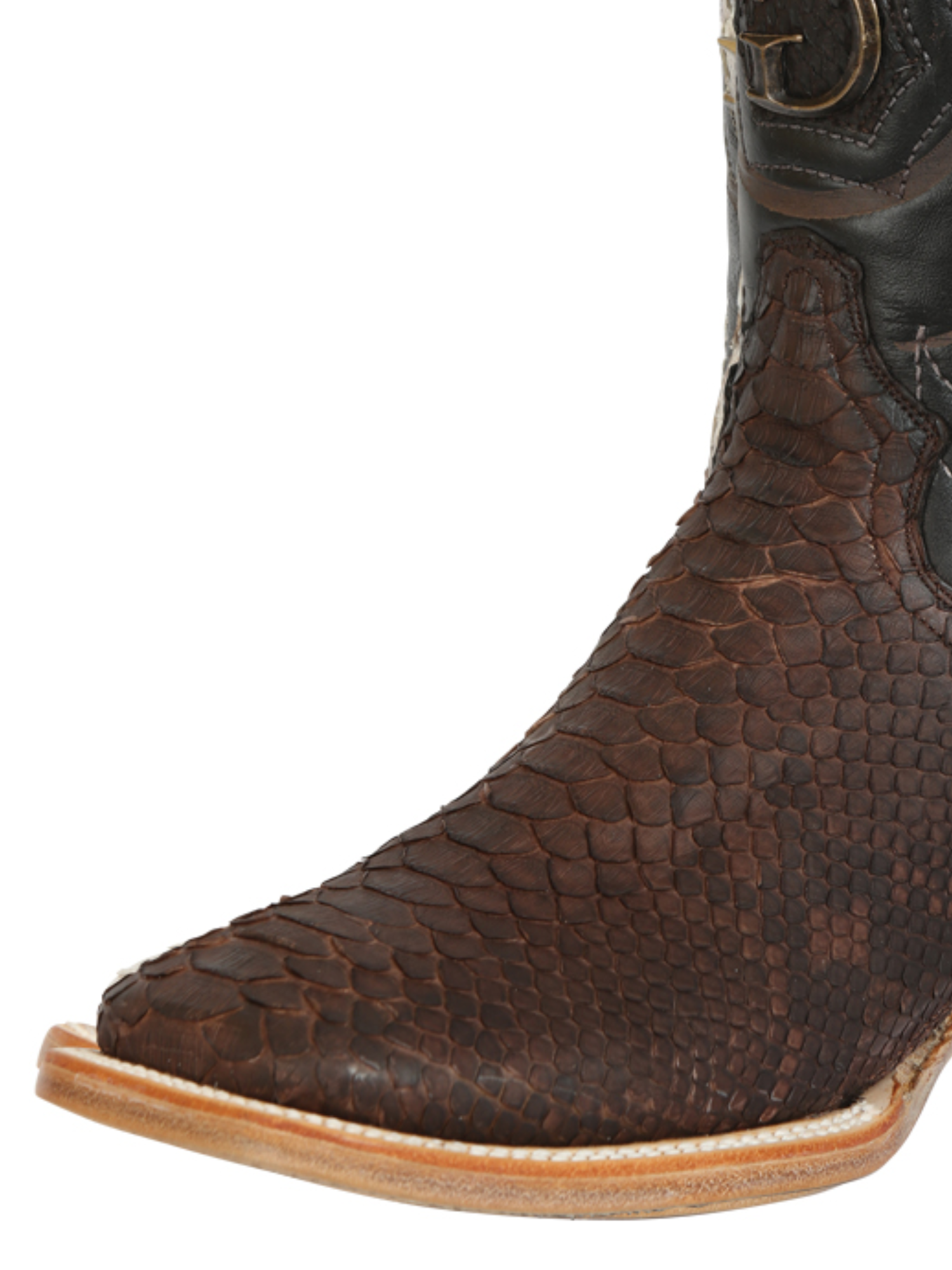 Botas Vaqueras Exoticas de Python Original para Hombre 'El General' - ID: 45502 Botas Python Original El General