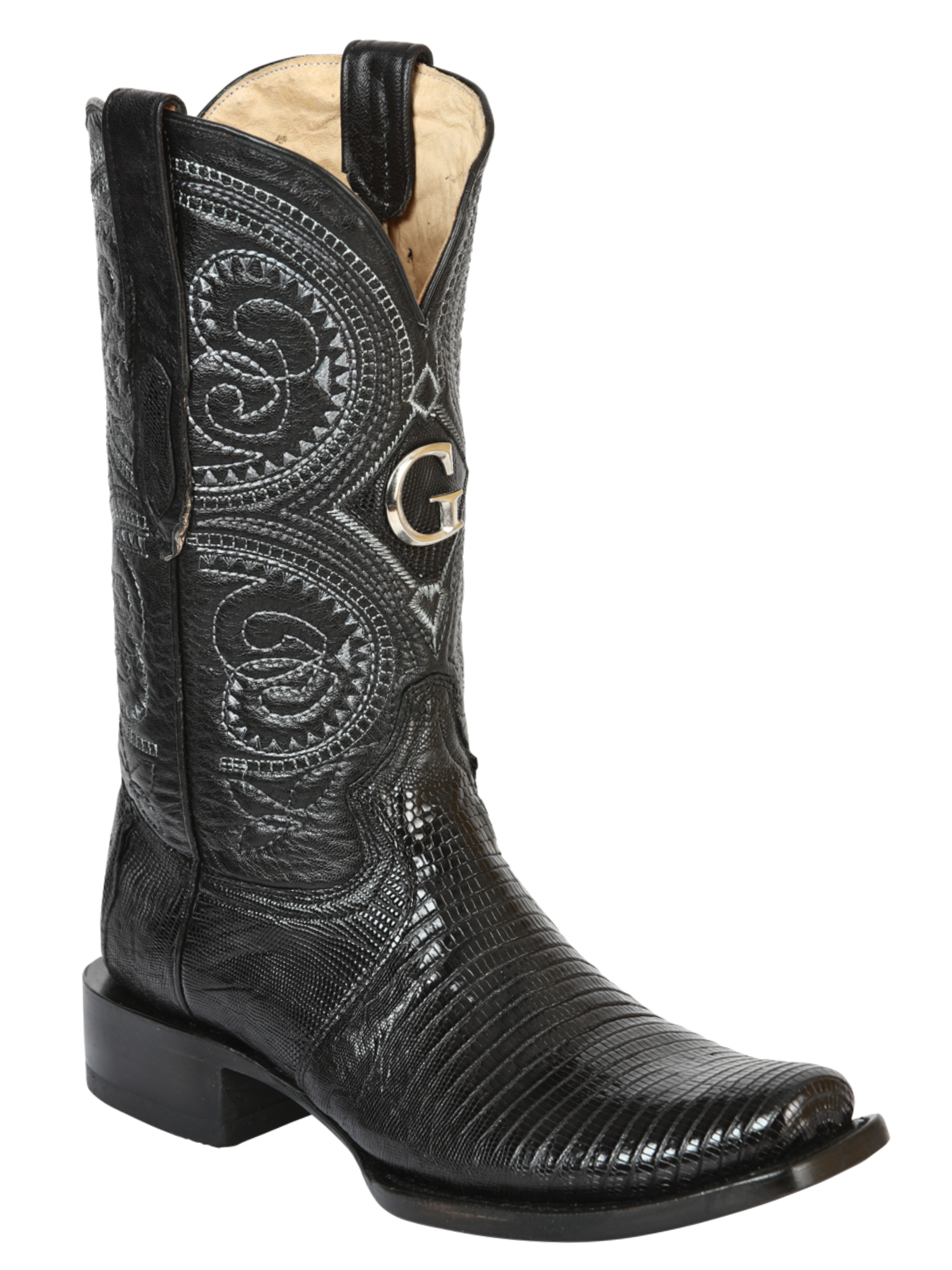 Botas Vaqueras Exoticas de Lizard Original para Hombre 'El General' - ID: 45512 Botas Lizard Original El General