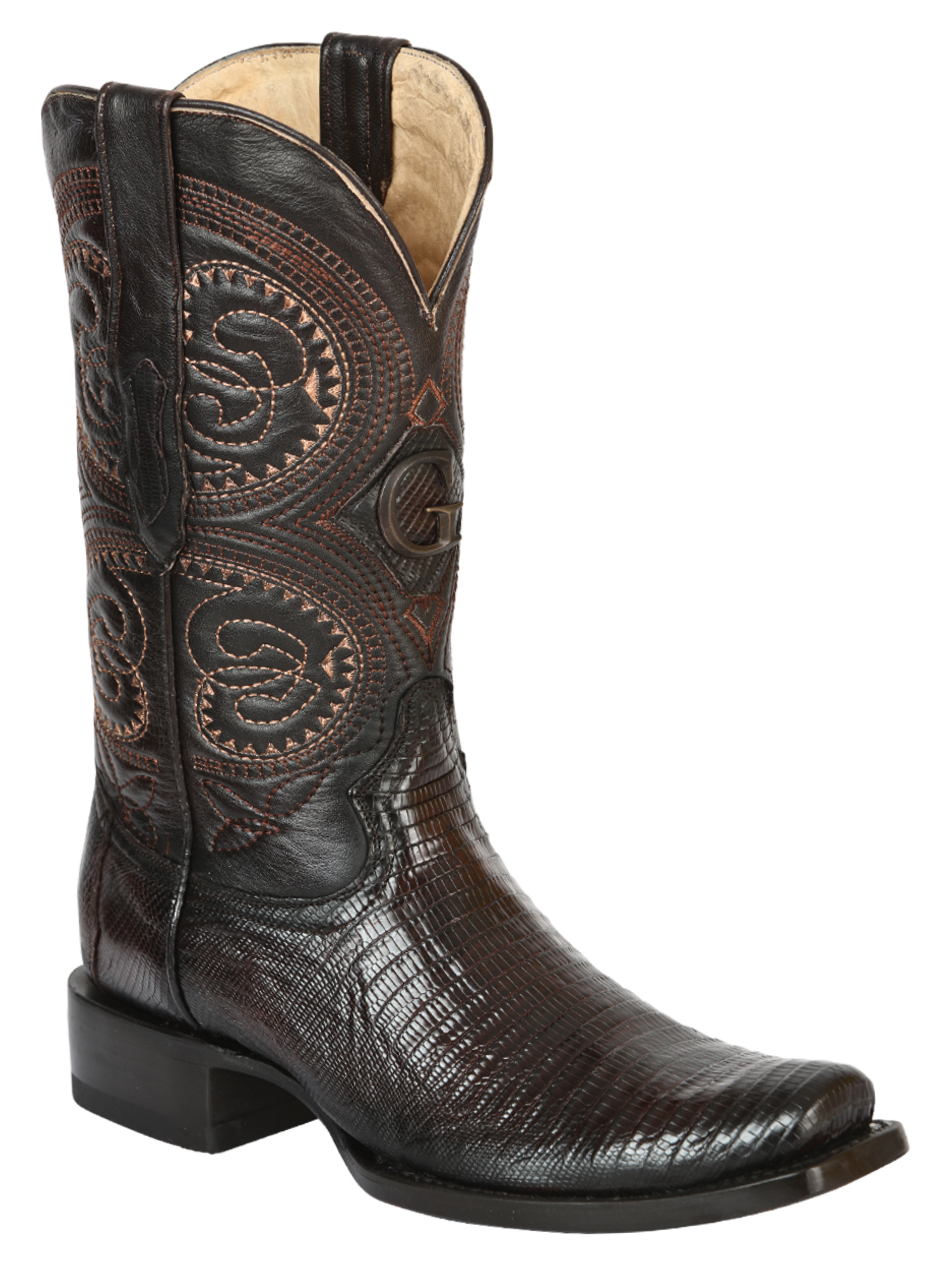 Botas Vaqueras Exoticas de Lizard Original para Hombre 'El General' - ID: 45513 Botas Lizard Original El General