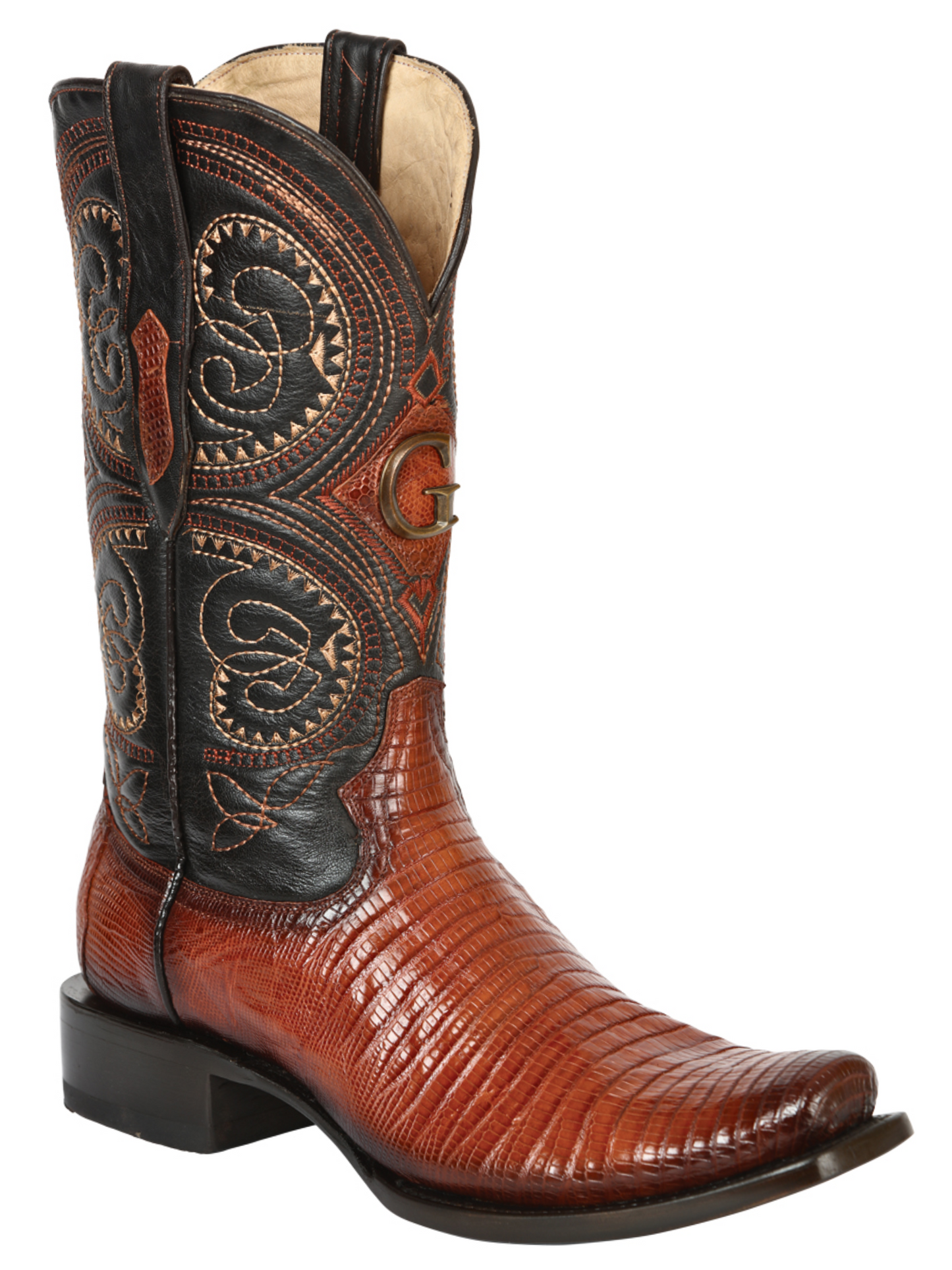 Botas Vaqueras Exoticas de Lizard Original para Hombre 'El General' - ID: 45514 Botas Lizard Original El General