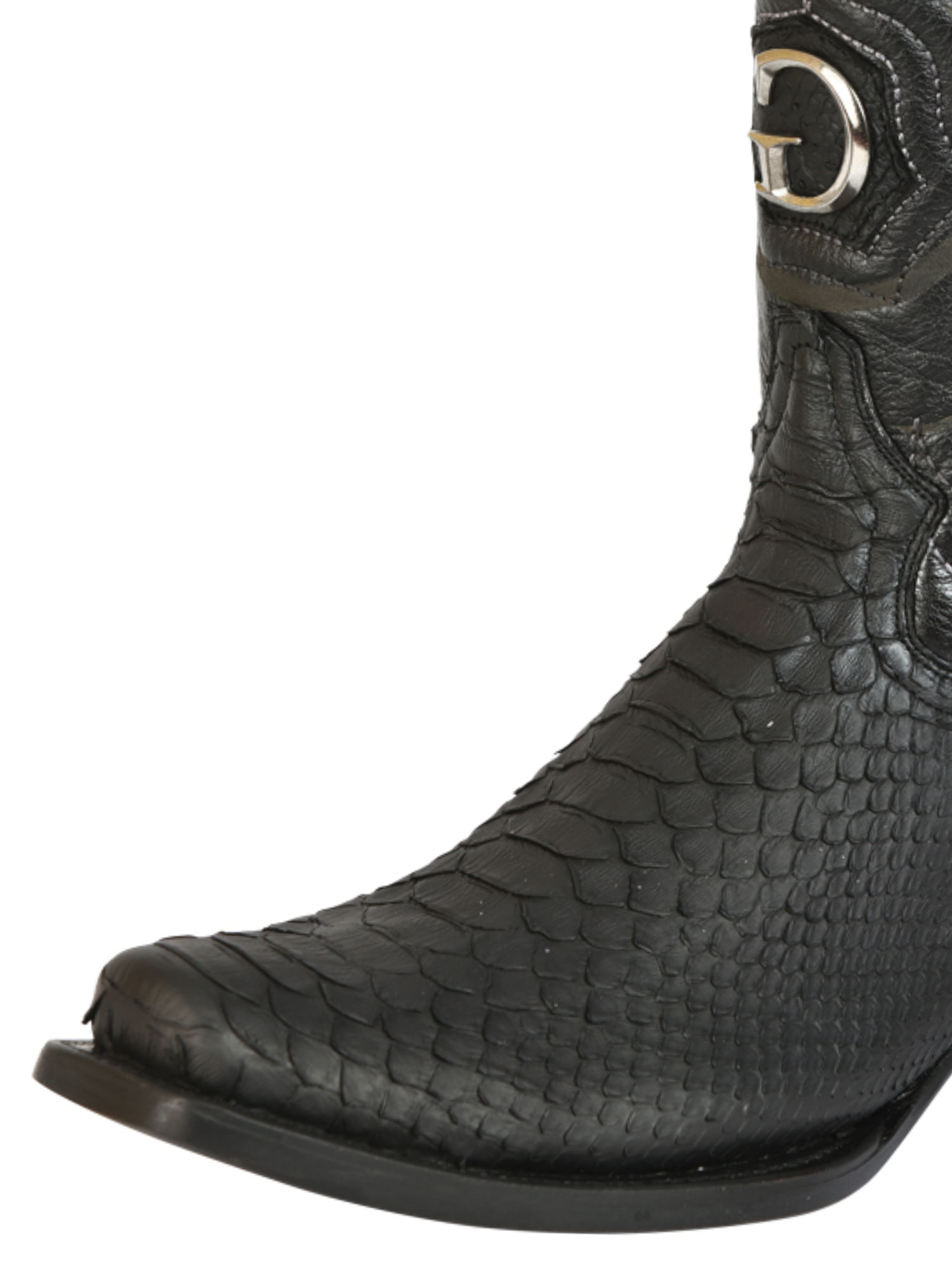 Botas Vaqueras Exoticas de Python Original para Hombre 'El General' - ID: 45523 Botas Python Original El General