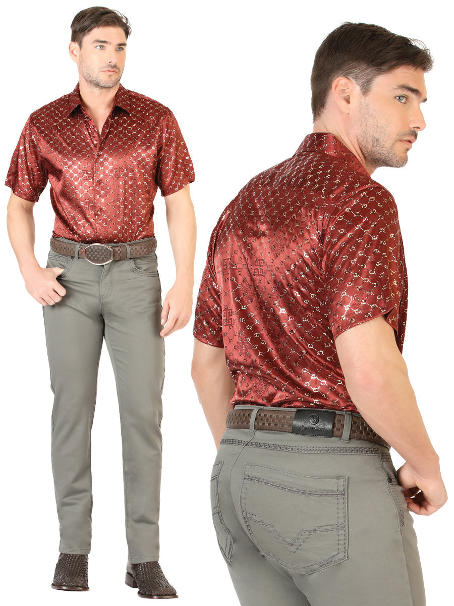 Pantalon de Mezclilla Premium Slim Cut Gris para Hombre 'Centenario' - ID: 45541 Pantalones de Vaquero Centenario Gray