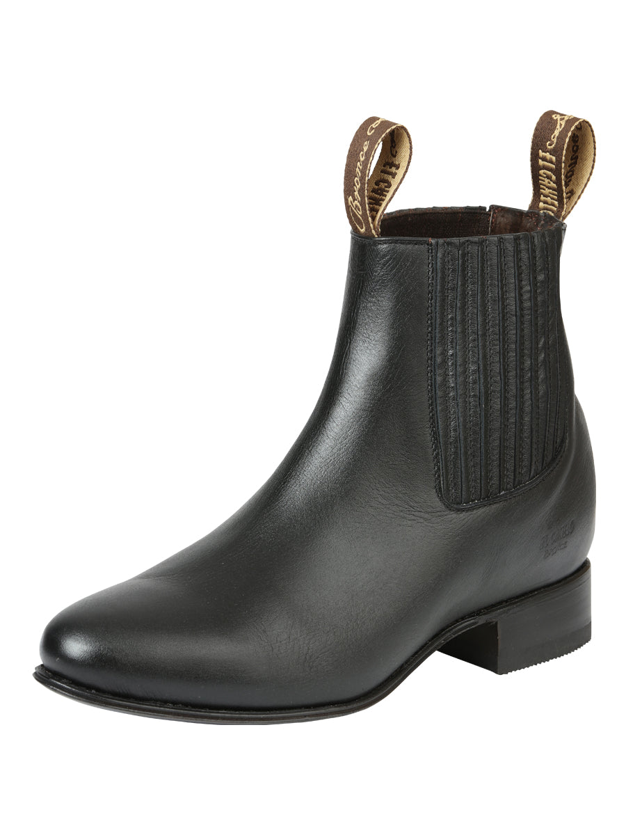 Botines Charros Clasicos de Piel Genuina para Hombre 'El Canelo' - ID: 45758