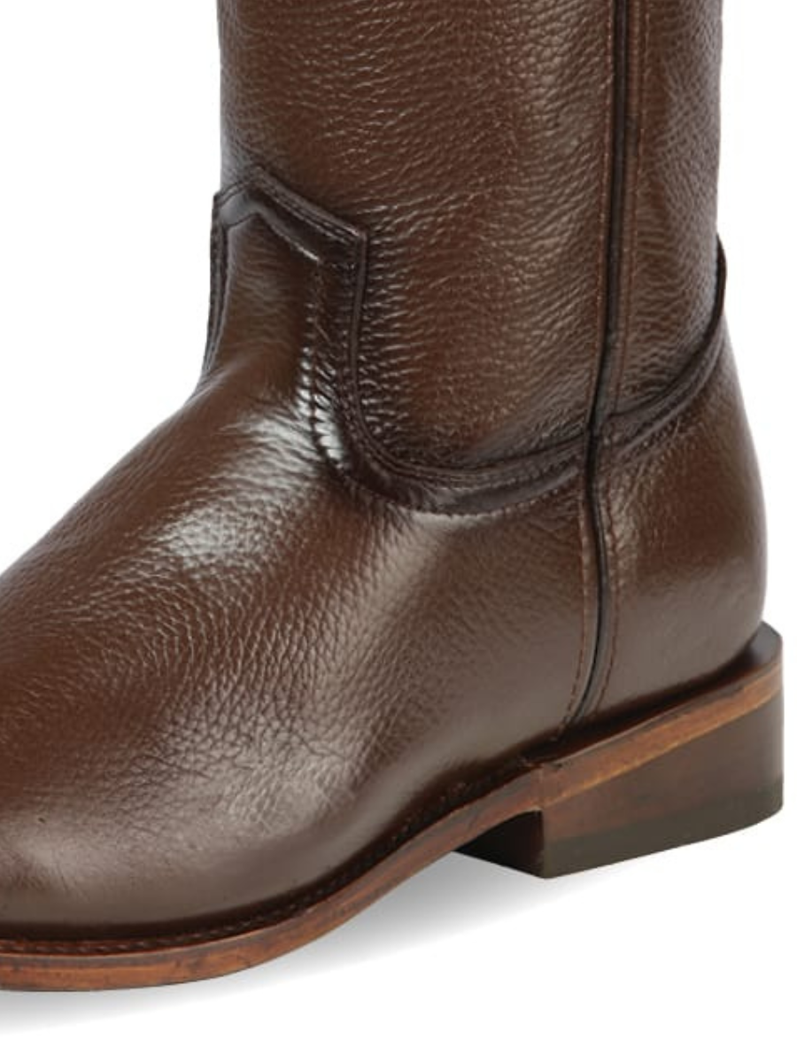 Botas Vaqueras Roper Clasicas de Piel Genuina para Hombre 'Montero' - ID: 51434 Botas Roper Piel Genuina Montero 