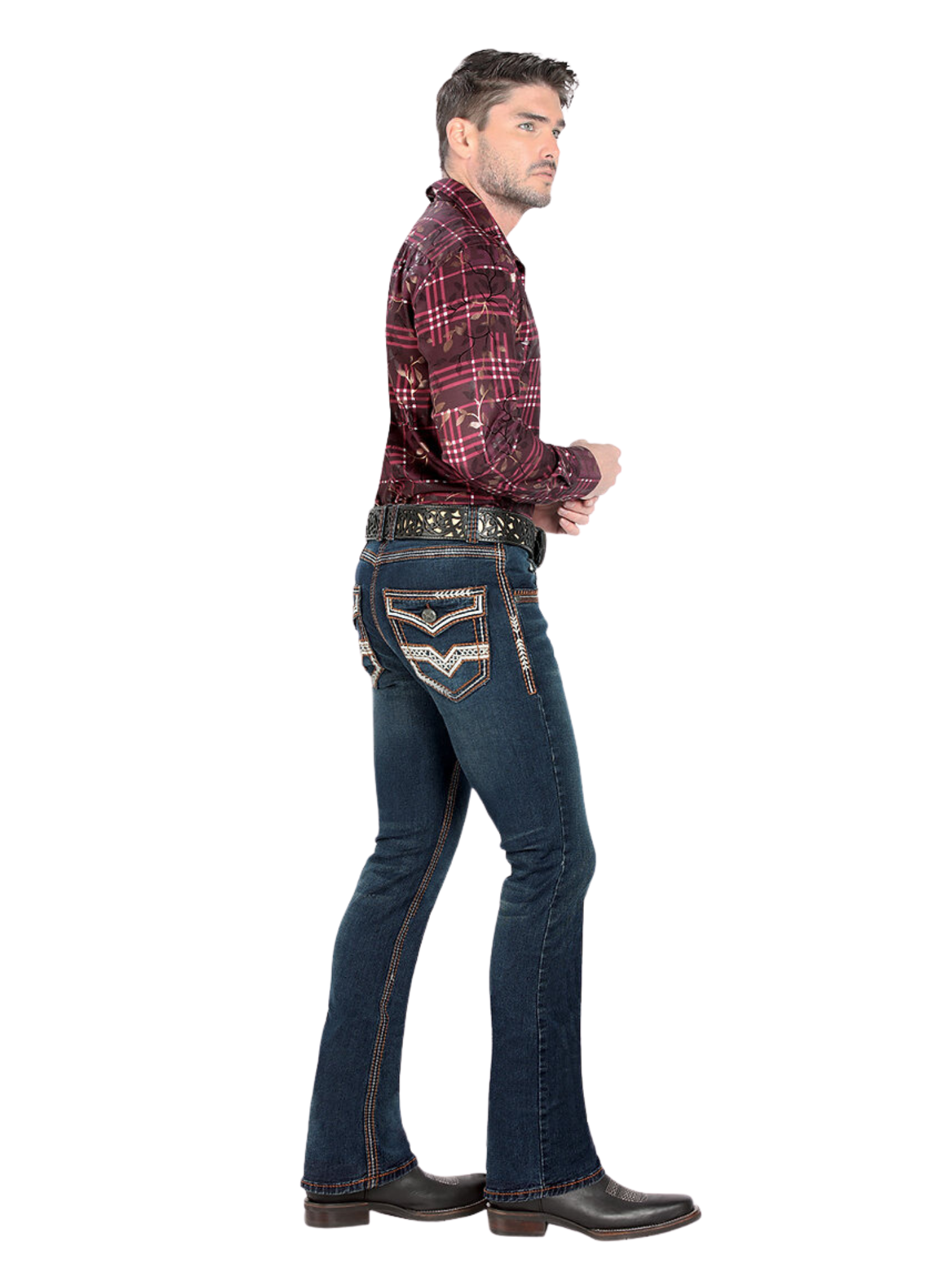 Stretch Boot Cut Denim Jeans - Denim Jeans – Bellash Western