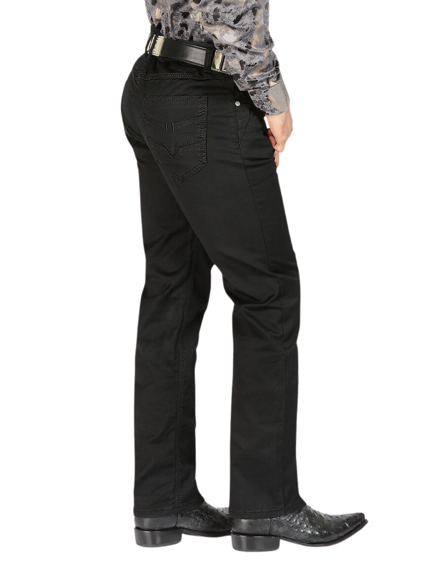 Men's Stretch Boot Cut Jeans 'Lamasini' - ID: 2846