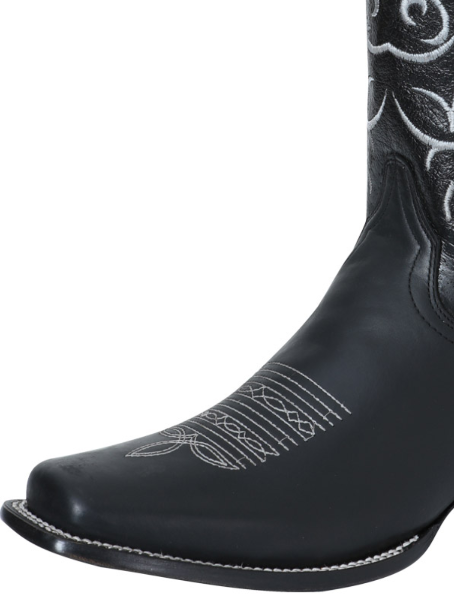 Botas Vaqueras Rodeo Clasicas de Piel Genuina para Hombre 'El Señor de los Cielos' - ID: 124069 Botas Piel Genuina El Señor de los Cielos 