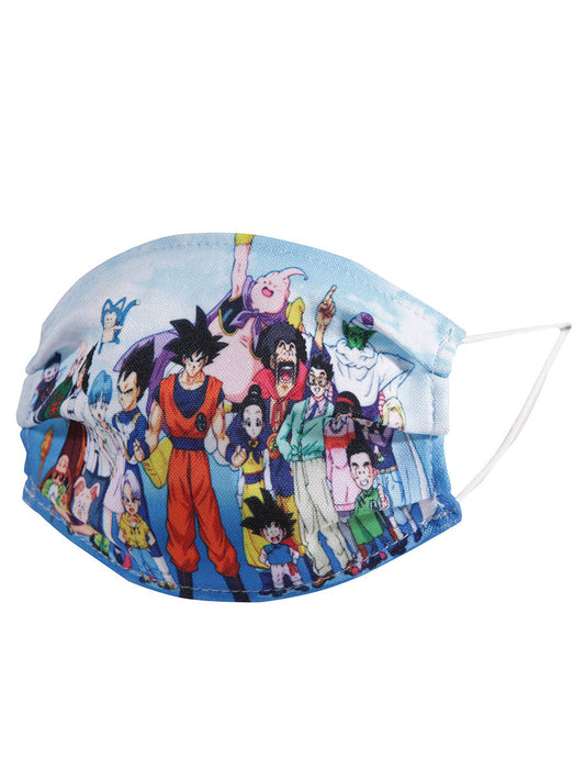 Printed Kids Face Mask - Cubrebocas Kids Impreso Dragon Ball Z - ID: 125669 Face Mask Don Max 