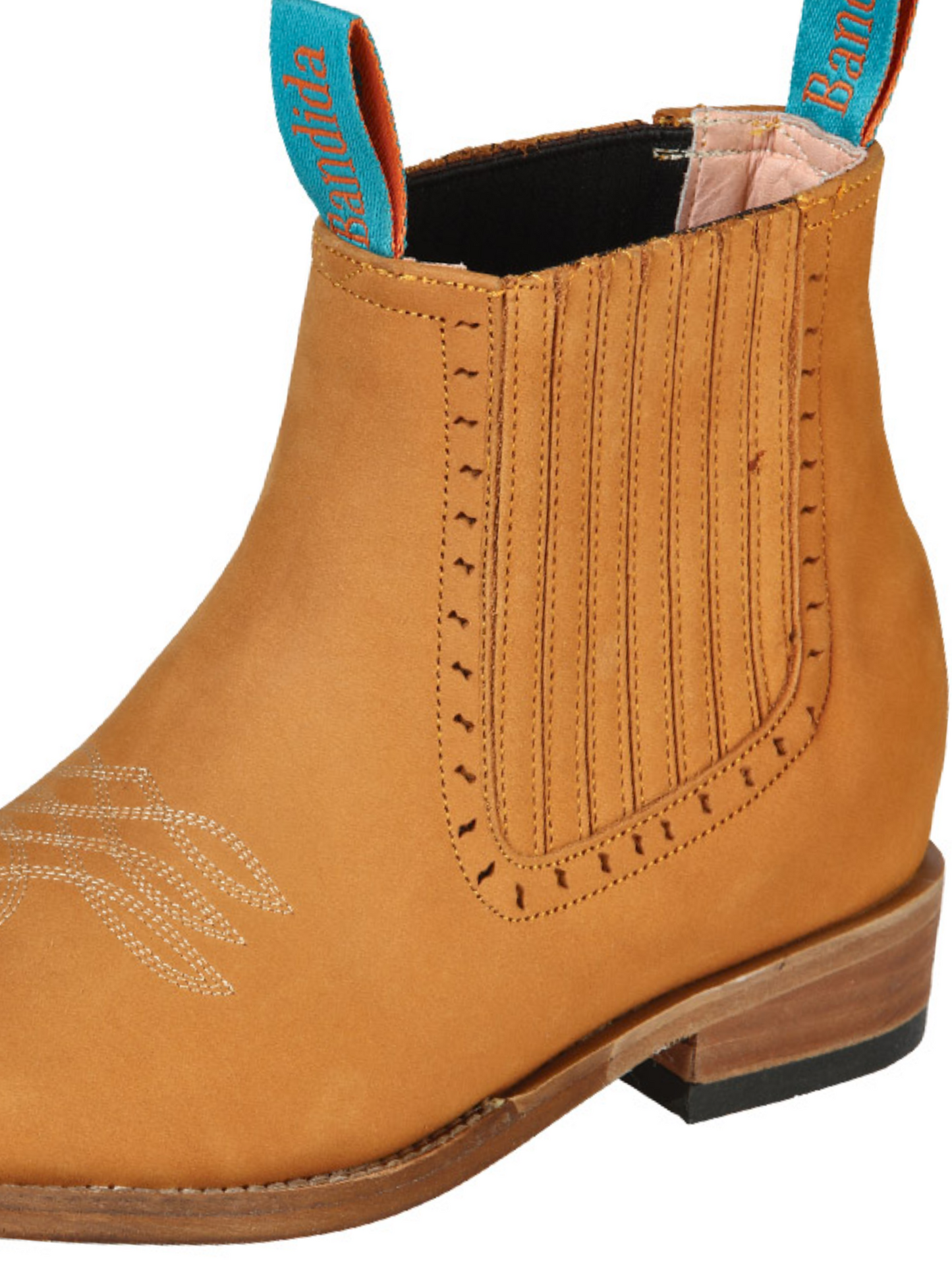 Botines Vaqueros Rodeo Clasicos de Piel Nobuck para Mujer 'La Barca' - ID: 126664 Botines Rodeo Piel Nobuck La Barca 