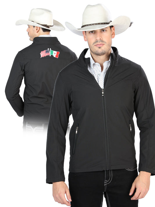 Chamarra Ultraligera Negro para Hombre 'Centenario' - ID: 127083 Chamarras Ligeras Centenario Black