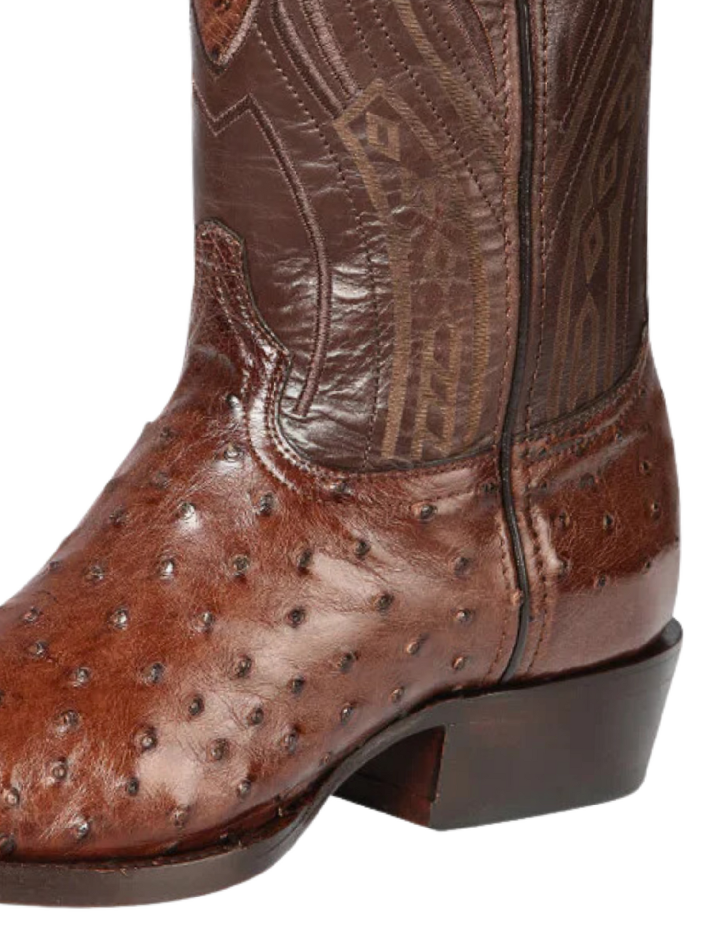 Original Men's Exotic Ostrich Cowboy Boots 'Centenario' - ID: 170610