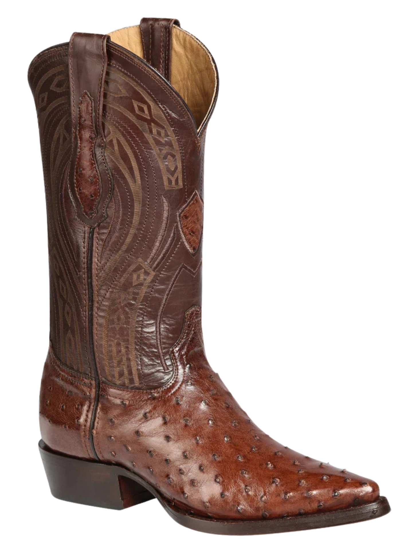 Original Men's Exotic Ostrich Cowboy Boots 'Centenario' - ID: 170610