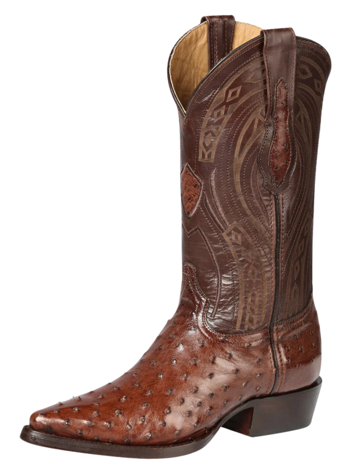 Original Men's Exotic Ostrich Cowboy Boots 'Centenario' - ID: 170610