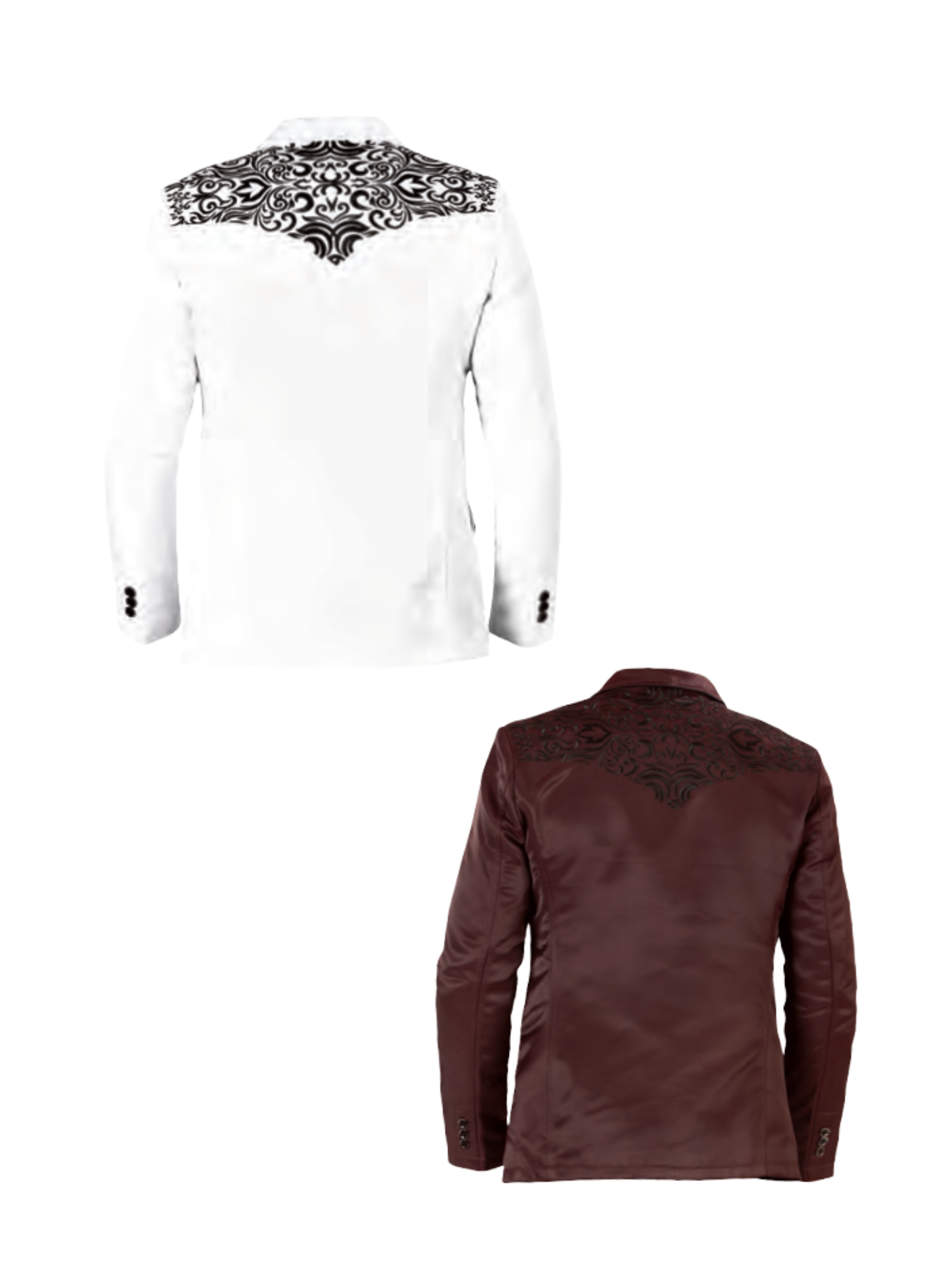 Saco Vaquero Bordado para Hombre 'Montero' - ID: 2185 Sacos Bordados Montero