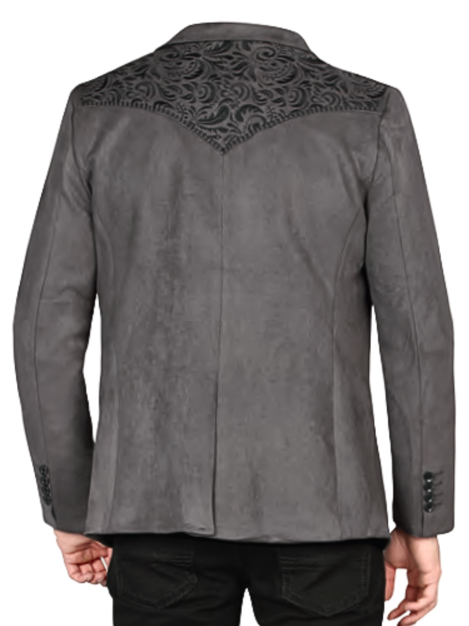 Saco Vaquero Bordado para Hombre 'Lamasini' - ID: 509 Sacos Bordados Lamasini