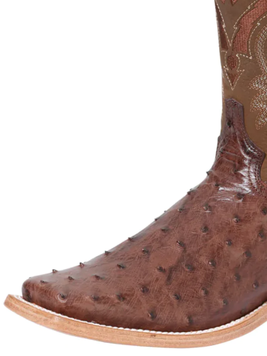 Botas Vaqueras Rodeo Exoticas de Avestruz Original para Hombre '100 Años' - ID: 42150 Cowboy Boots 100 Años 
