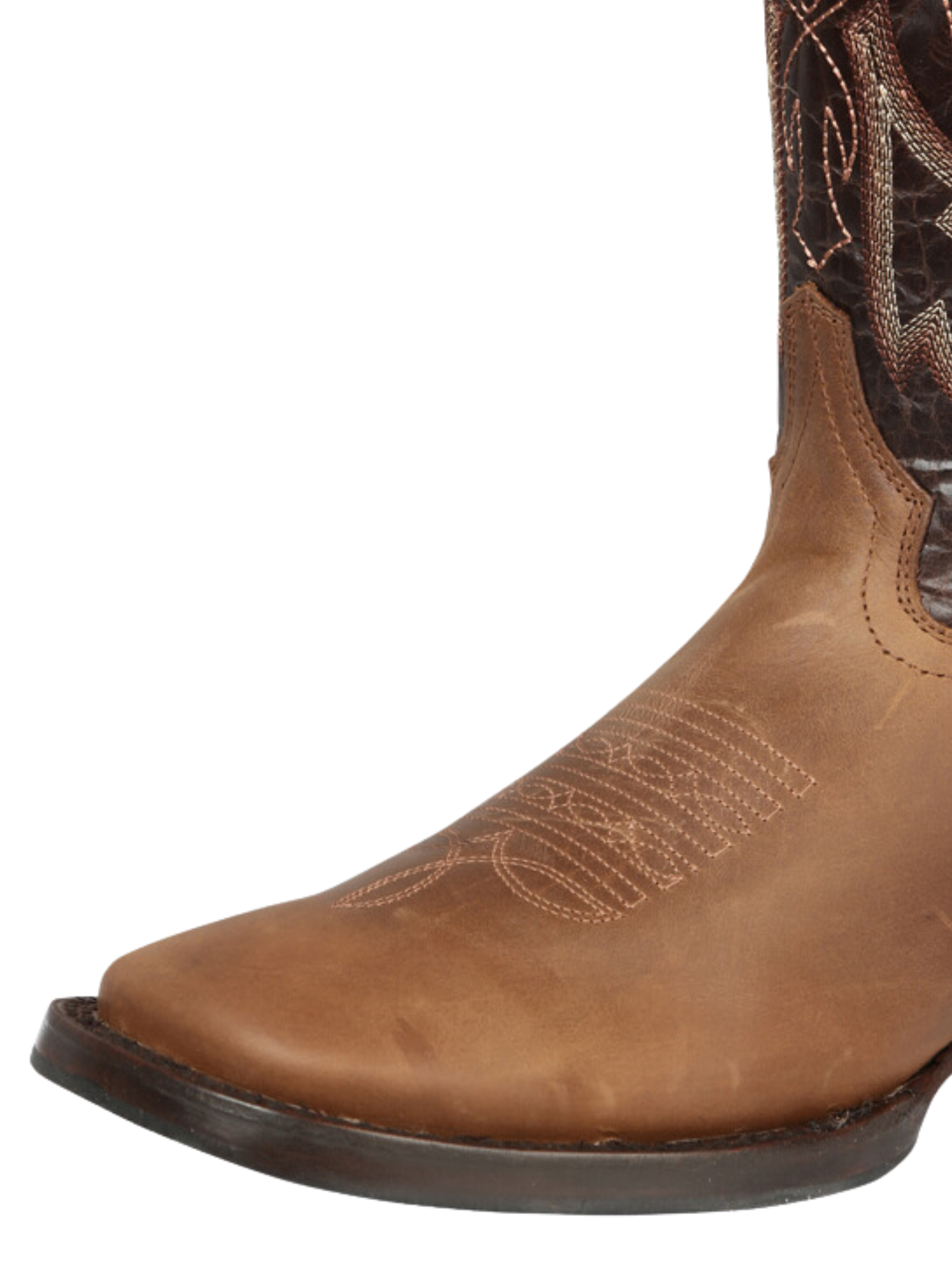 Botas Vaqueras Rodeo Clasicas de Piel Genuina para Hombre 'El General' - ID: 44859 Botas Piel Genuina El General 