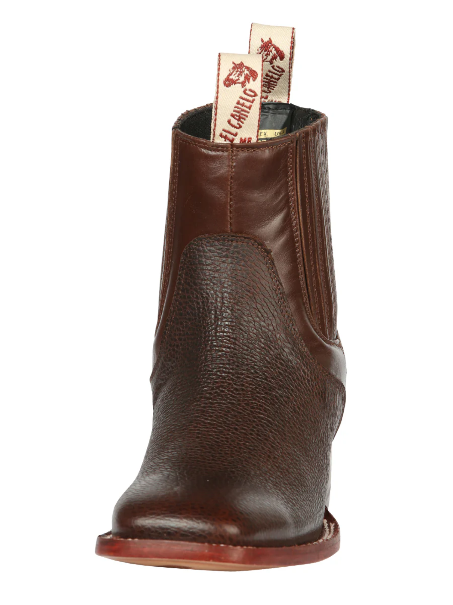 Men's Classic Genuine Leather Rodeo Cowboy Boots 'El Canelo' - ID: 45210