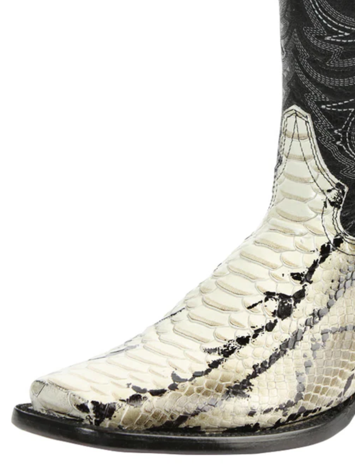 Botas Vaqueras Rodeo Imitacion de Python Grabado en Piel Vacuno para Hombre 'El General' - ID: 45399 Botas Python Print El General