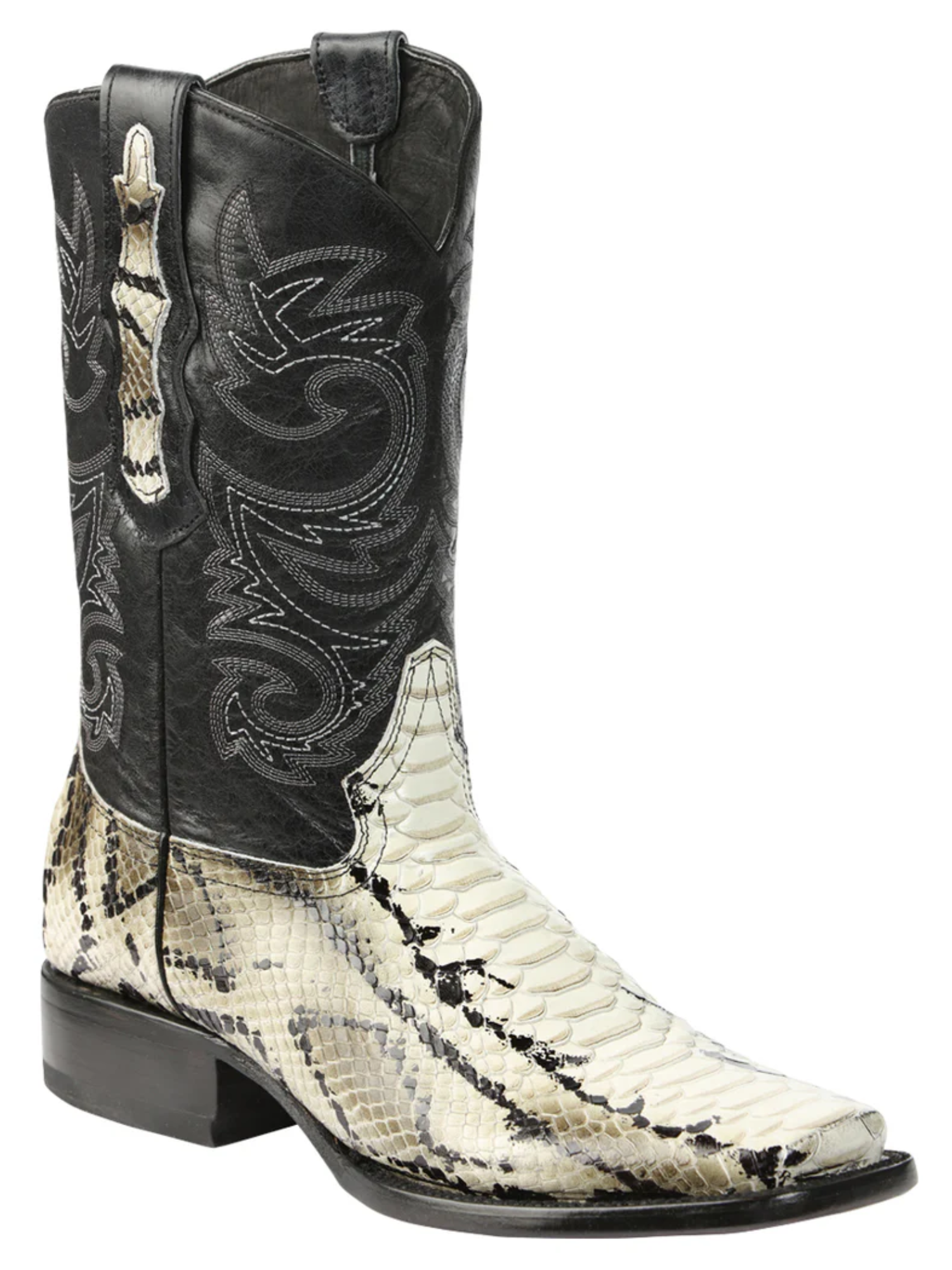 Botas Vaqueras Rodeo Imitacion de Python Grabado en Piel Vacuno para Hombre 'El General' - ID: 45399 Botas Python Print El General