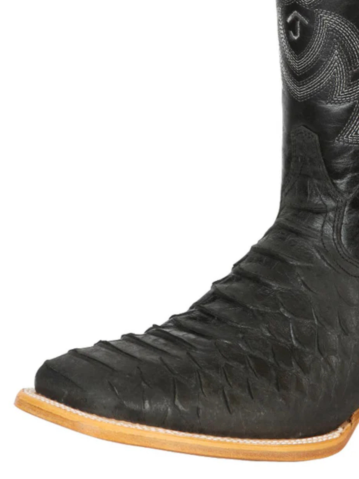 Botas Vaqueras Rodeo Imitacion de Python Grabado en Piel Vacuno para Hombre 'El General' - ID: 45470 Botas Python Print El General
