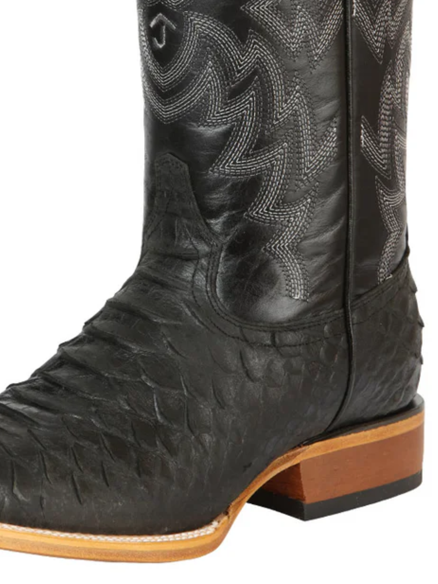 Botas Vaqueras Rodeo Imitacion de Python Grabado en Piel Vacuno para Hombre 'El General' - ID: 45470 Botas Python Print El General